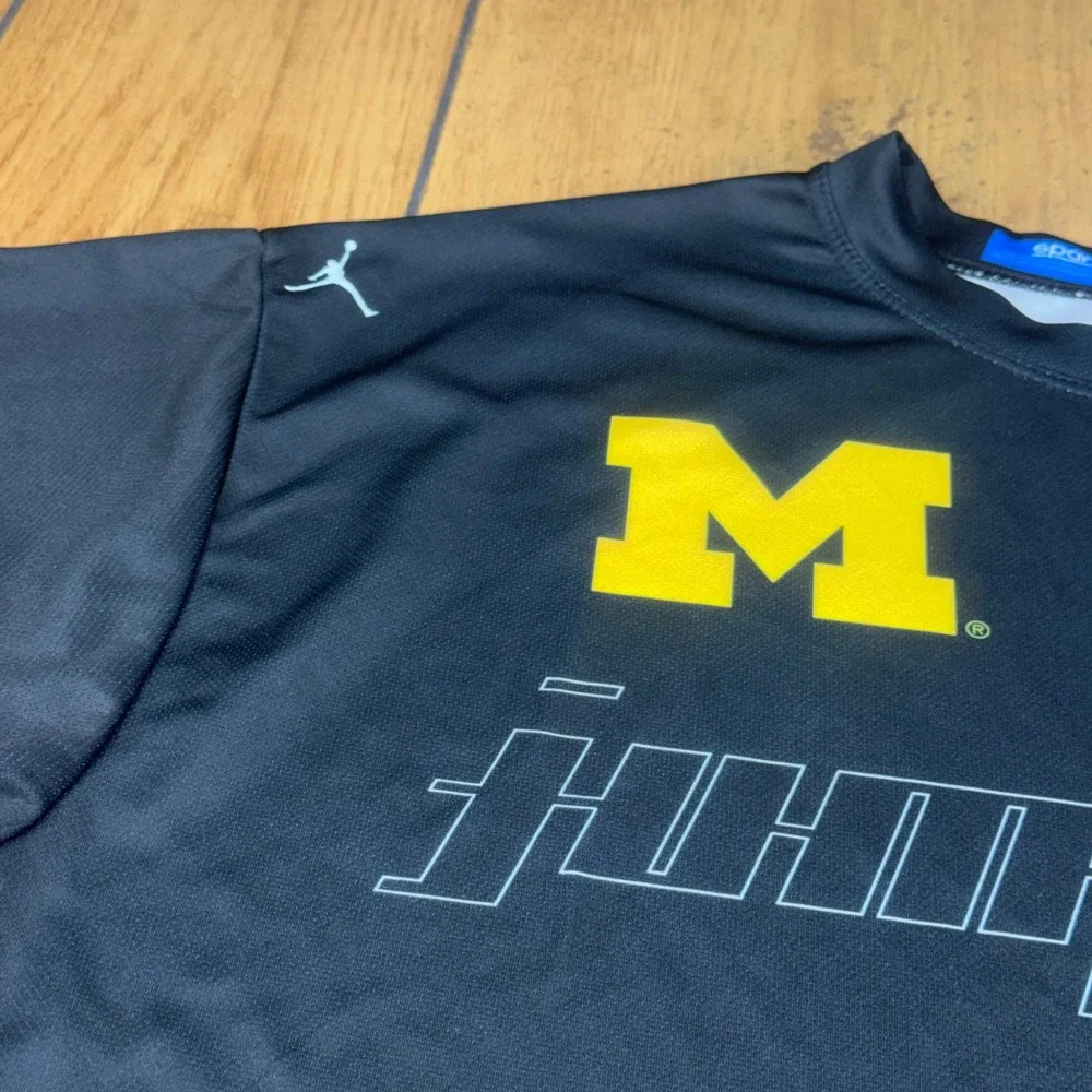 Sparco Michigan Wolverines Jumpman Invitational 2024 Jersey‎ Mens XL Black 23XI
